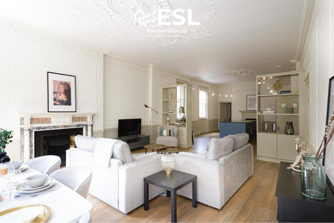 Most Central Luxury Grade 2 Listed Apartment Overlooking Shrewsbury Square - Free Parking Экстерьер фото