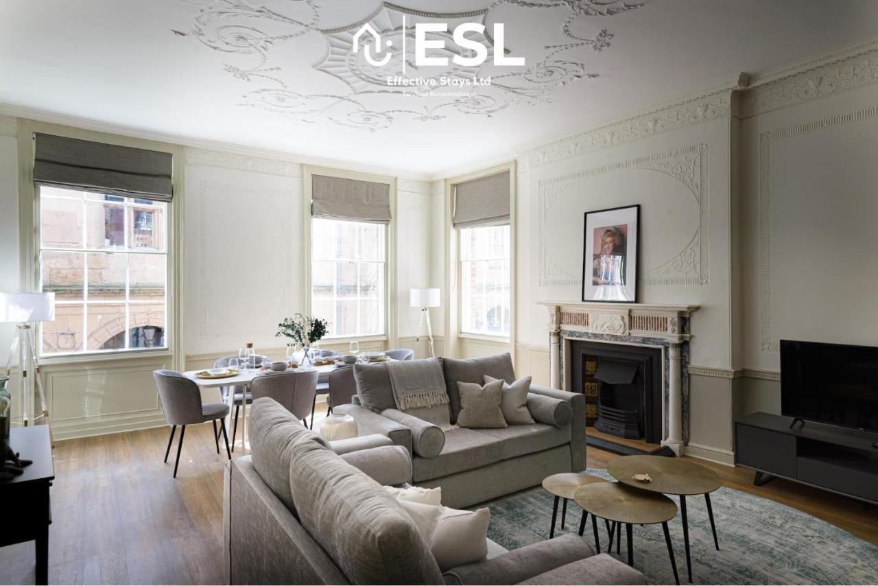 Most Central Luxury Grade 2 Listed Apartment Overlooking Shrewsbury Square - Free Parking Экстерьер фото