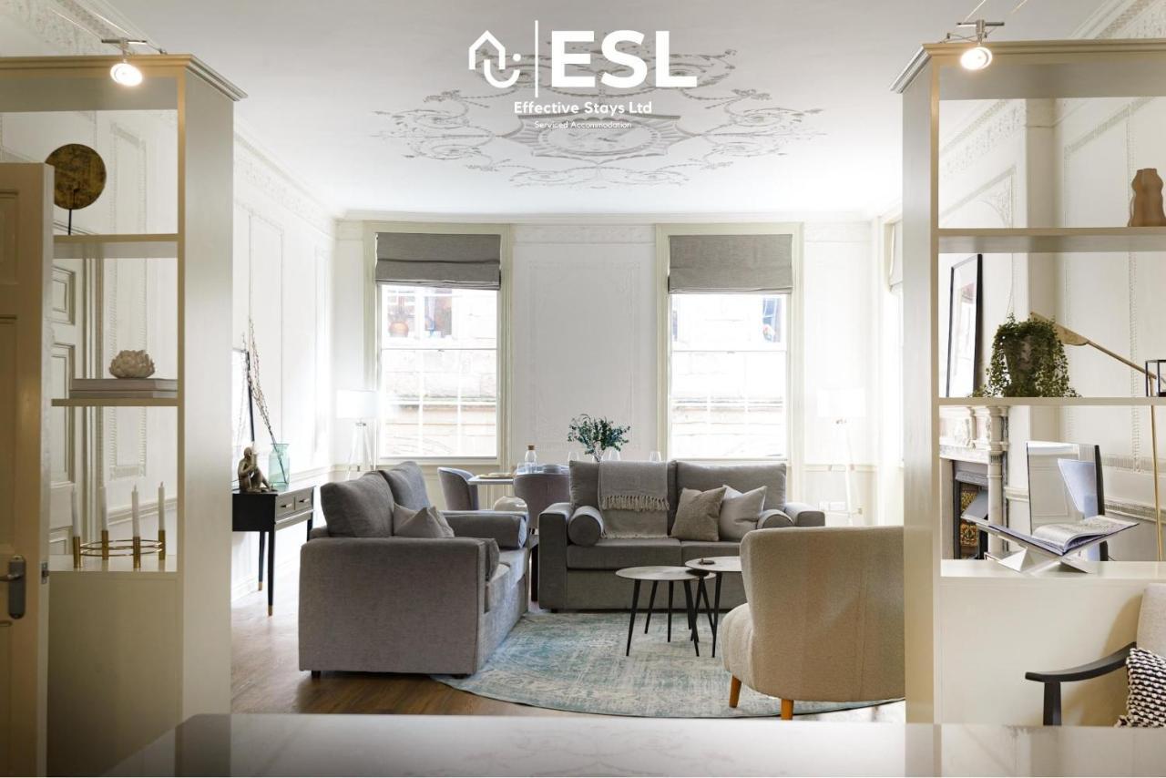 Most Central Luxury Grade 2 Listed Apartment Overlooking Shrewsbury Square - Free Parking Экстерьер фото